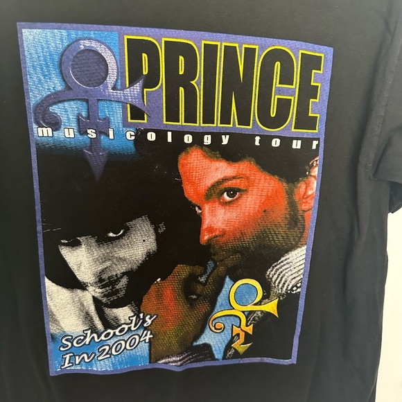 Prince Musicology Tour Schools In 2004 Concert Tee Shirt Band Shirt Y2K Band - Picture 6 of 14